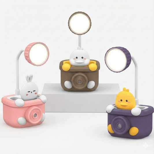 Table Lamp - Desk Lamp with Pen Holder & Sharpener