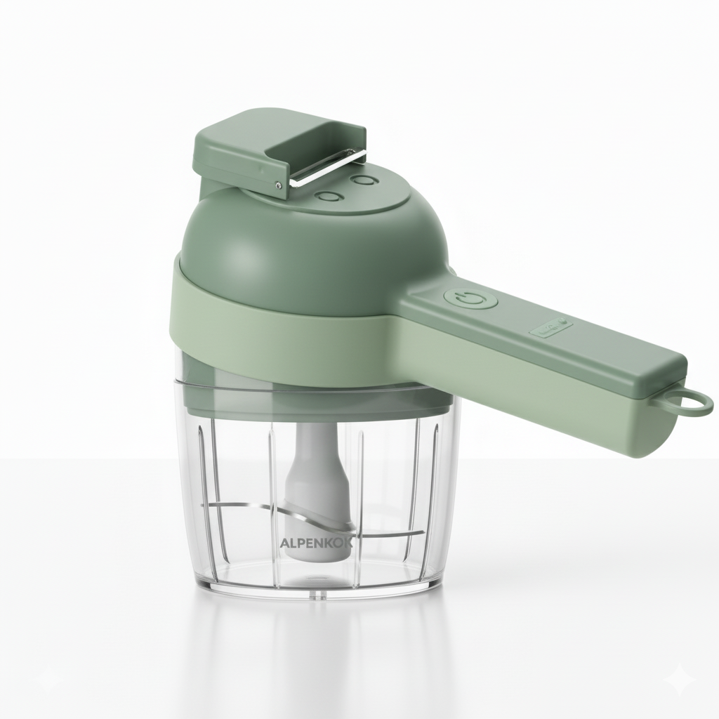 4 in 1 Portable Electric Vegetable Cutter Set